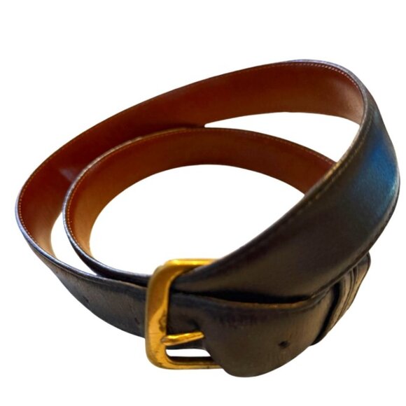 Coach Other - Coach 5800 Men's Black Leather Belt with Solid Brass Buckle Size 40 Professional